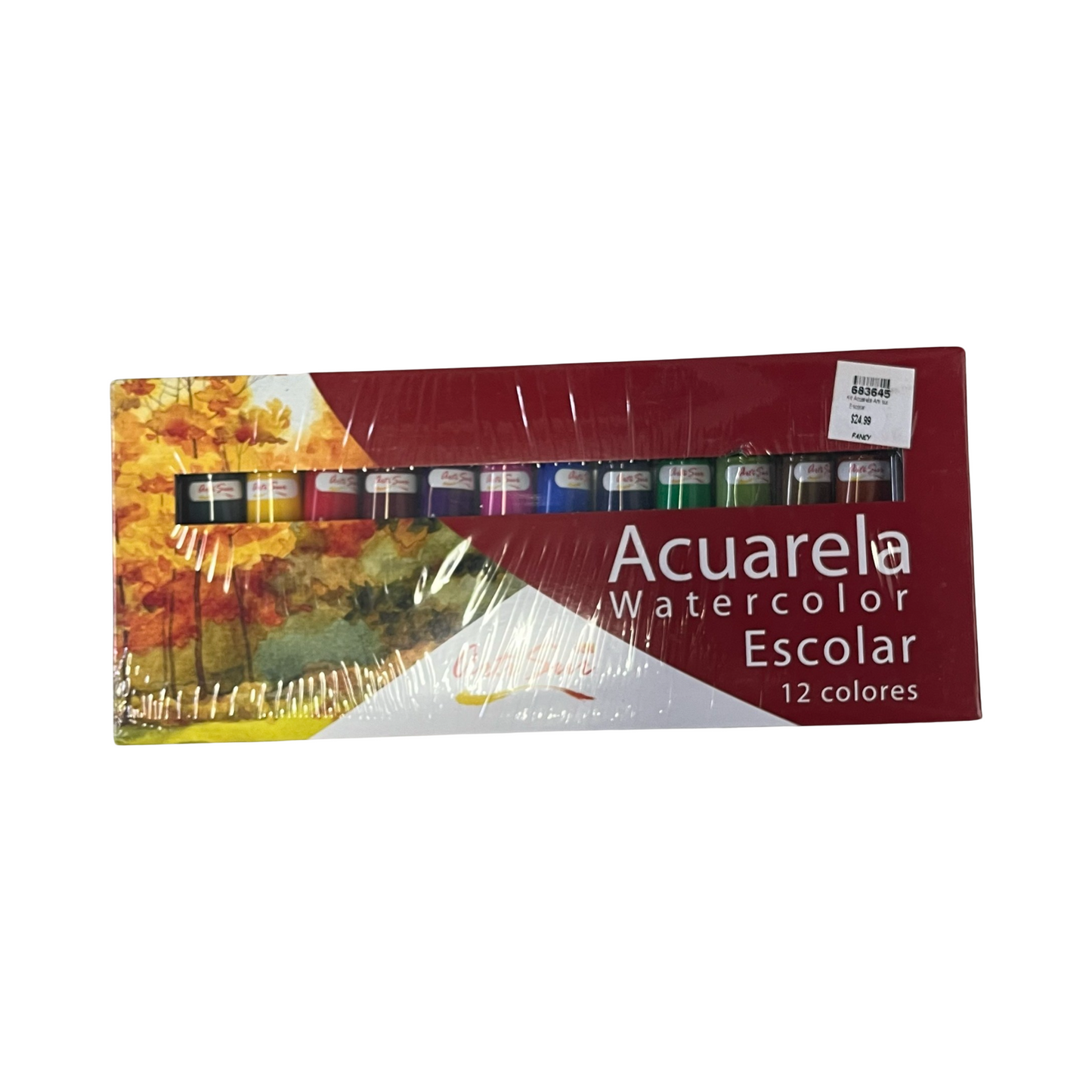 Watercolor set 12 pc ARTISUR Escolar