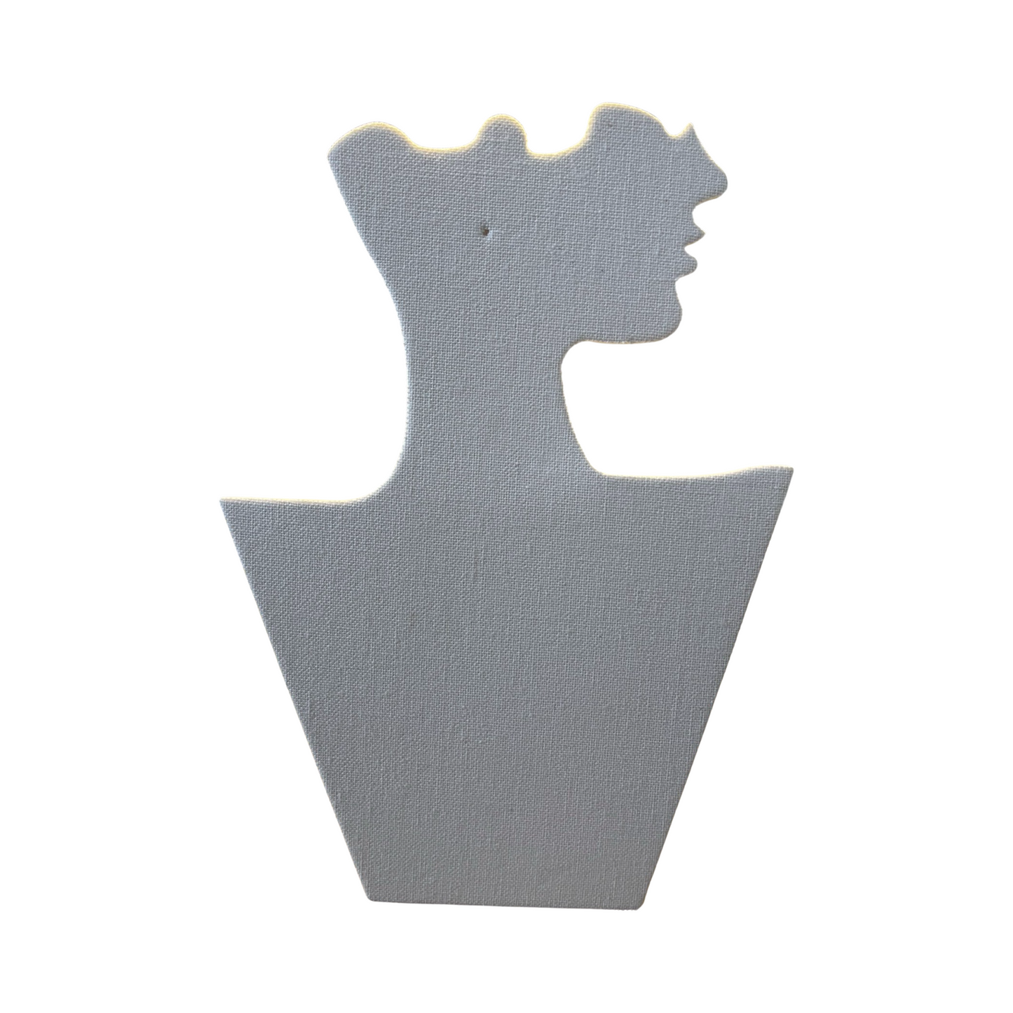 JEWELRY DISPLAY LINEN OR VELVET COVER GIRL BUST 1 PC