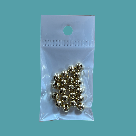BEAD SPACER GP 24KT 6X5.5MM 20 PC