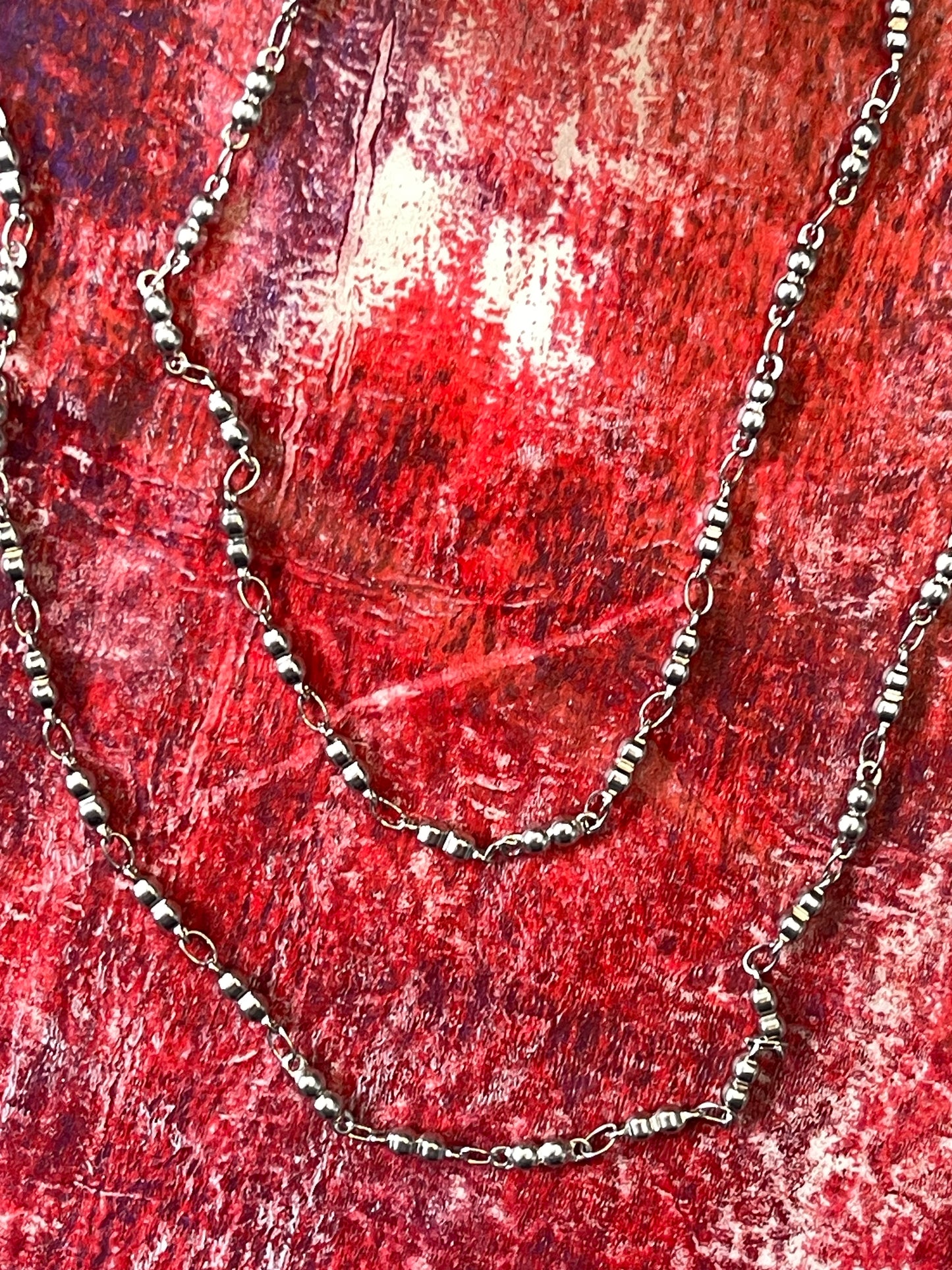 CHAIN STAINLESS STEEL 2 BALLS 9x2.2 mm per foot