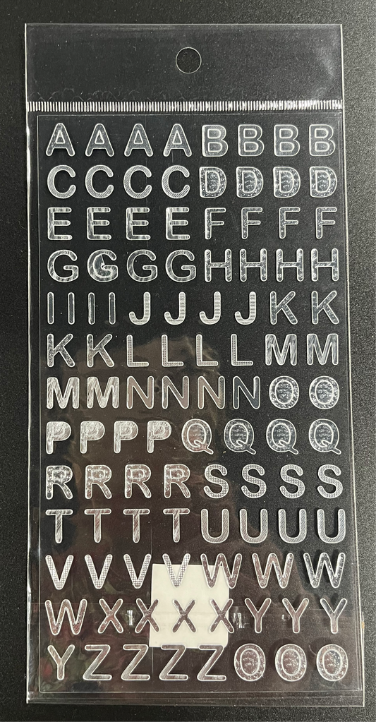 Alphabet stickers