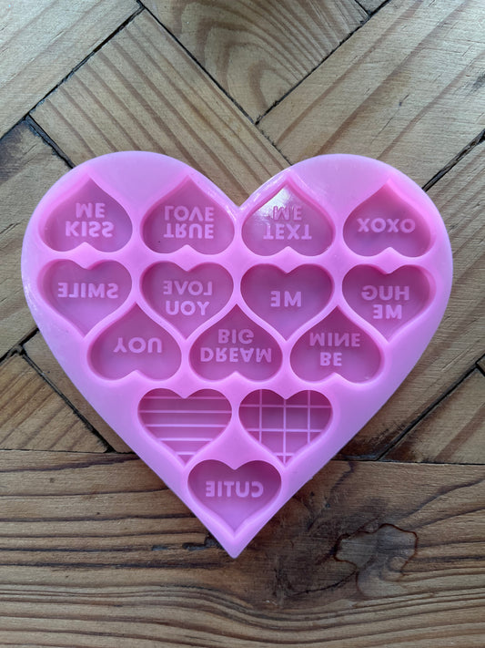 MOLD 14 MINI HEARTS 1 PC