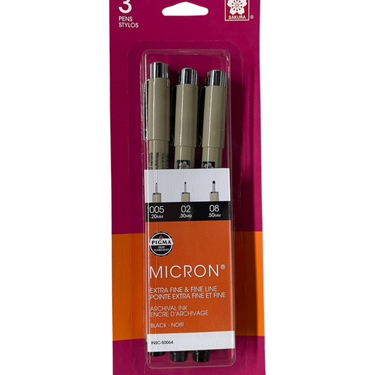 MICRON PEN SET 3 PC SAKURA