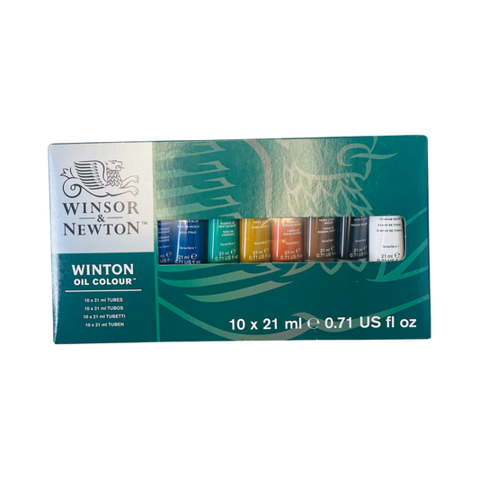 OIL SET 21ML 10 COLORS WINSOR & NEWTON
