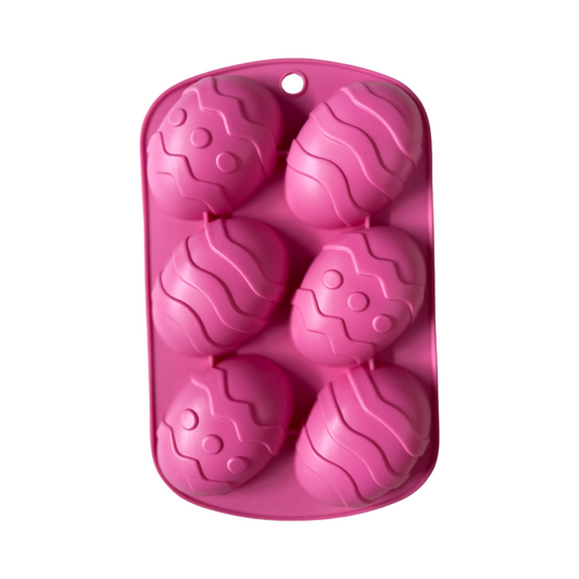 Molde huevos de Pascua 7x5 cm 6 moldes