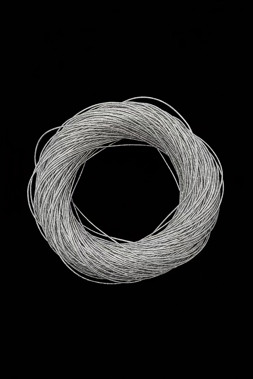 METALLIC THREAD 1 MM GOLD OR SILVER SOLD PER 25 YARDS