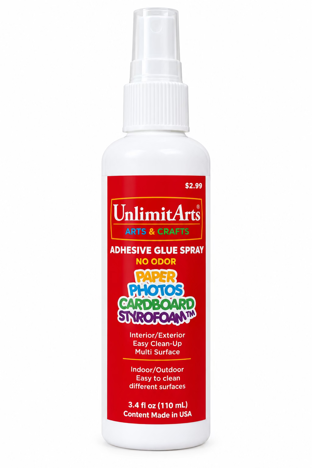 ADHESIVE GLUE SPRAY 3.4 fl oz