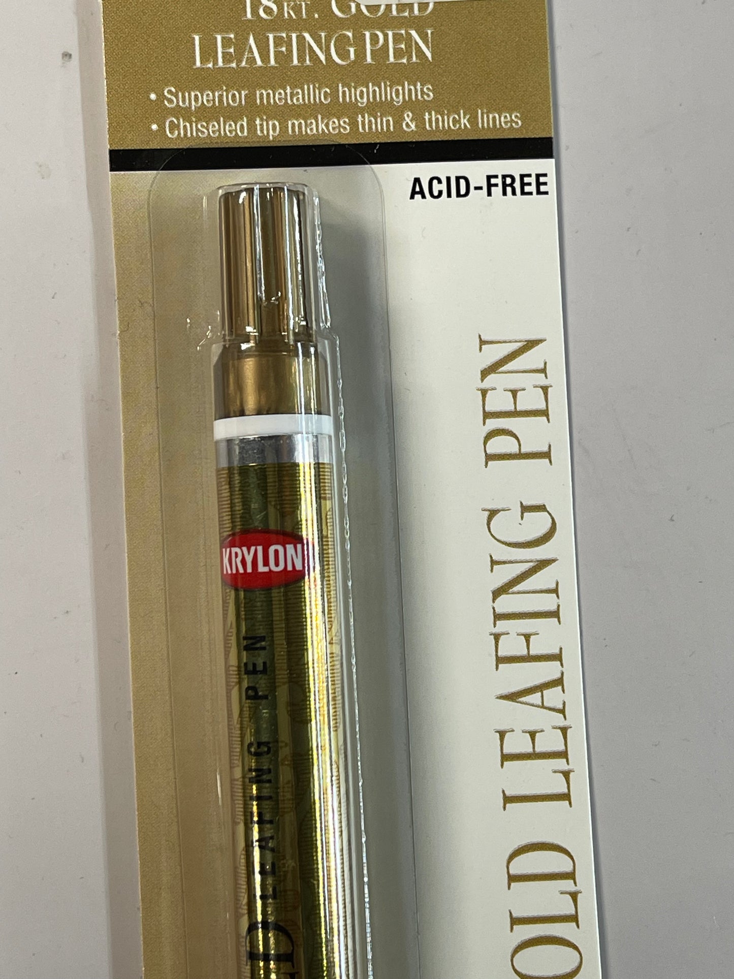 GOLD LEAFING PEN 18 KT GOLD KRYLON 1 PC