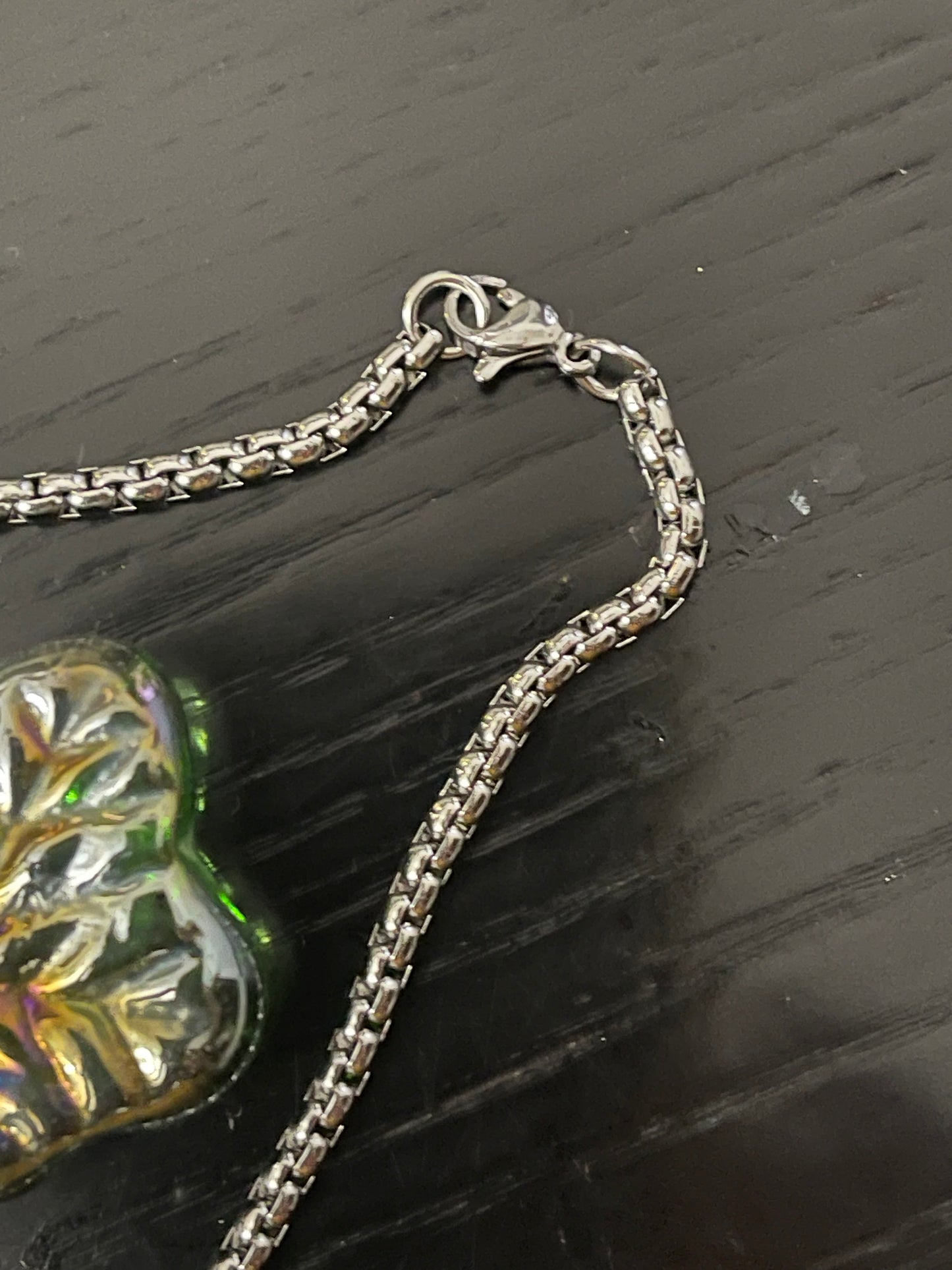 NECKLACE BOX CHAIN STAINLESS STEEL 19.7 INCHES 1 PC