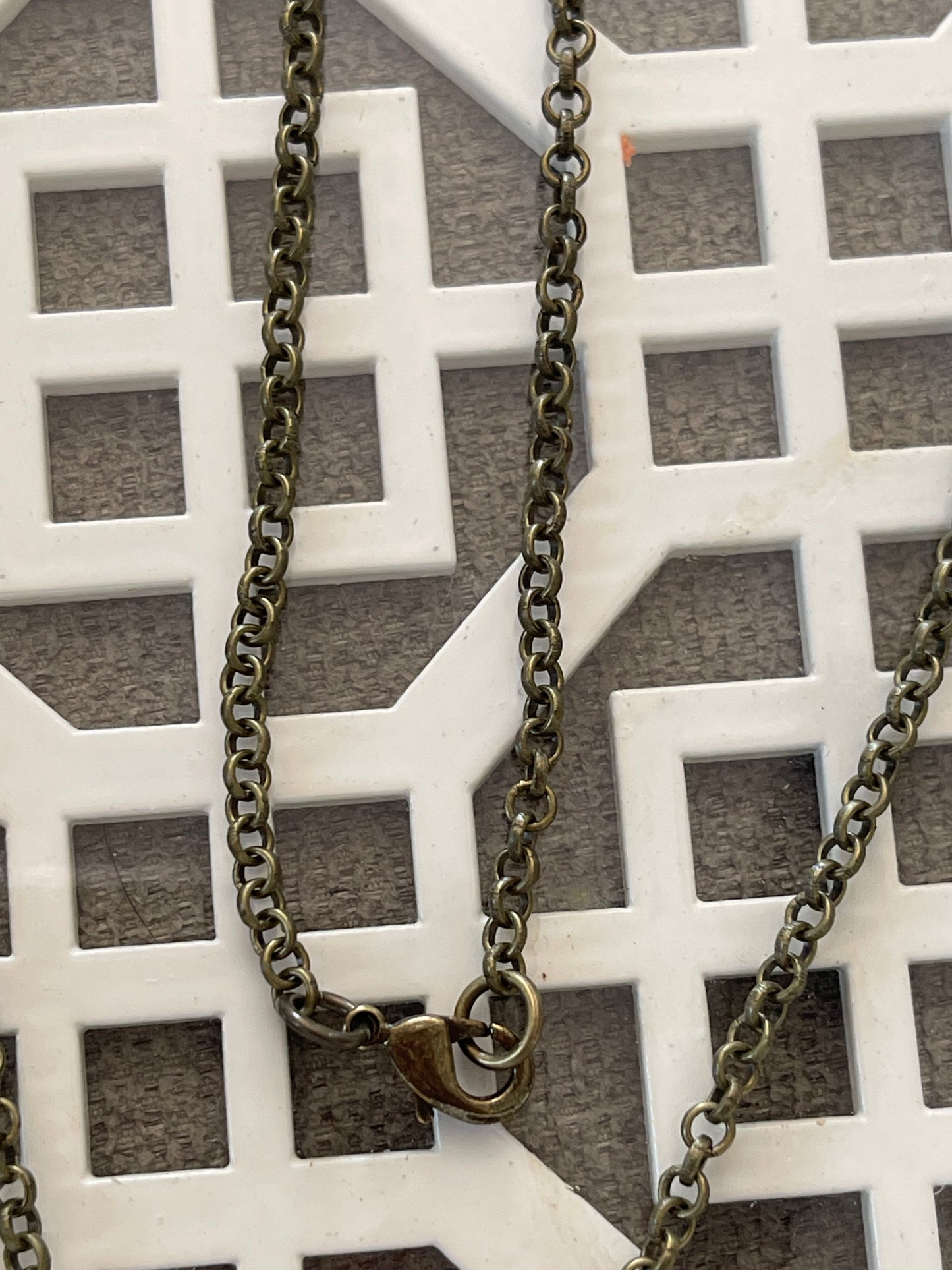 NECKLACE CHAIN 27.IN ROLO ANTIQUE BRONZE 1 PC