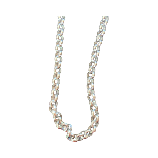 ROLO CHAIN NECKLACE STAINLESS STEEL 19.8 INCHES 1 PC