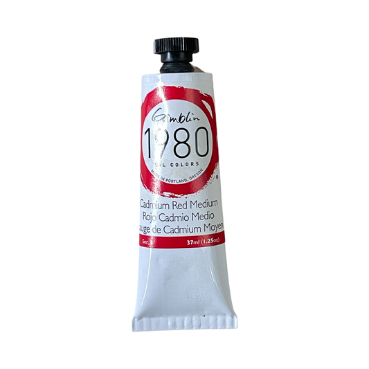 GAMBLIN OIL PAINT 37 ML CADMIUM RED MEDIUM