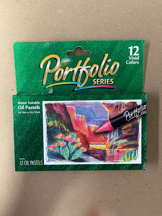 OIL PASTEL PORTFOLIO SERIES 12 COLORS