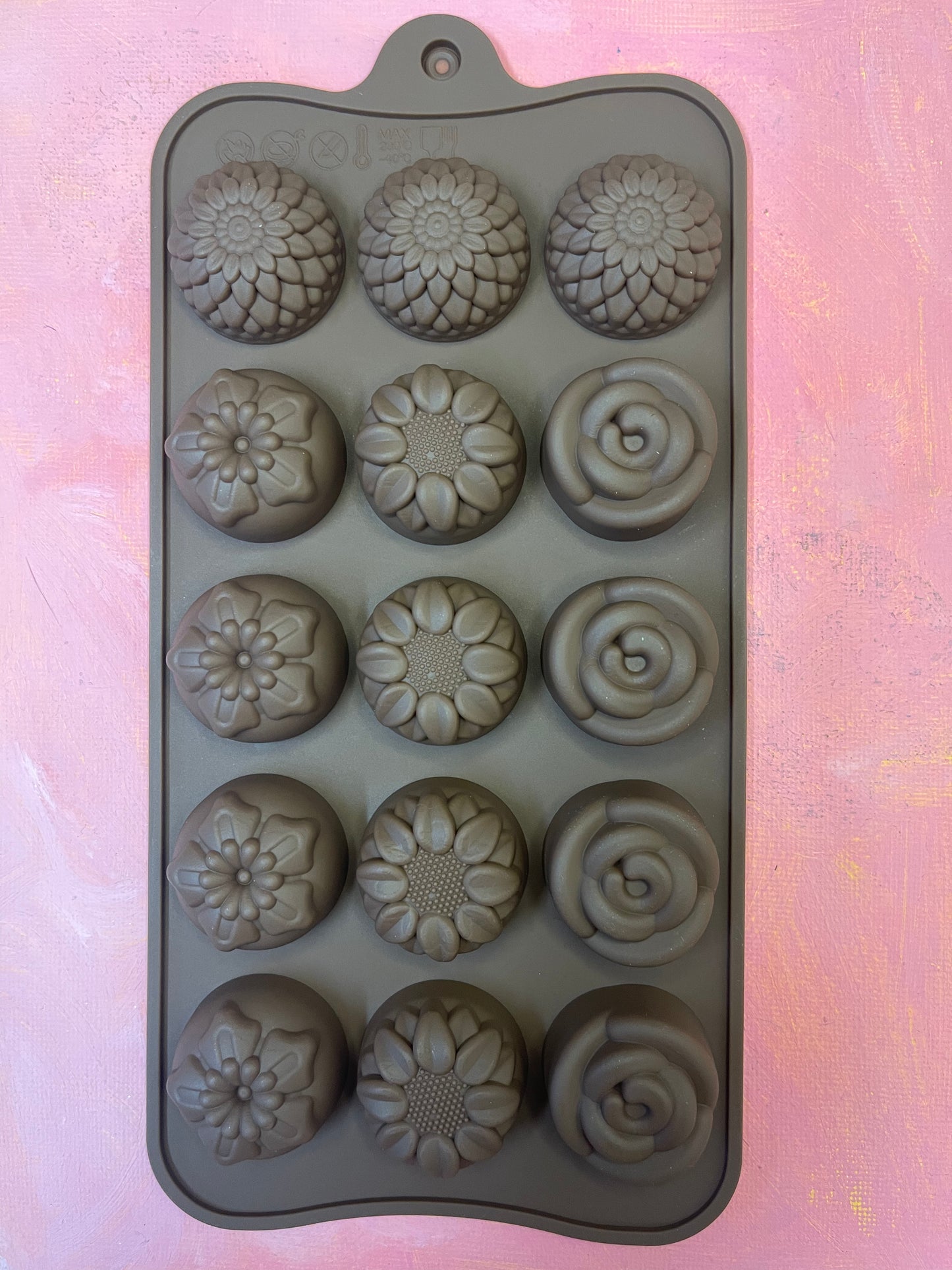 Molde silicone 15 huecos