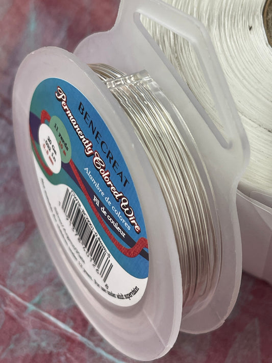 CRAFT WIRE 20GA SILVER NON TARNISH 11YD 1 ROLL