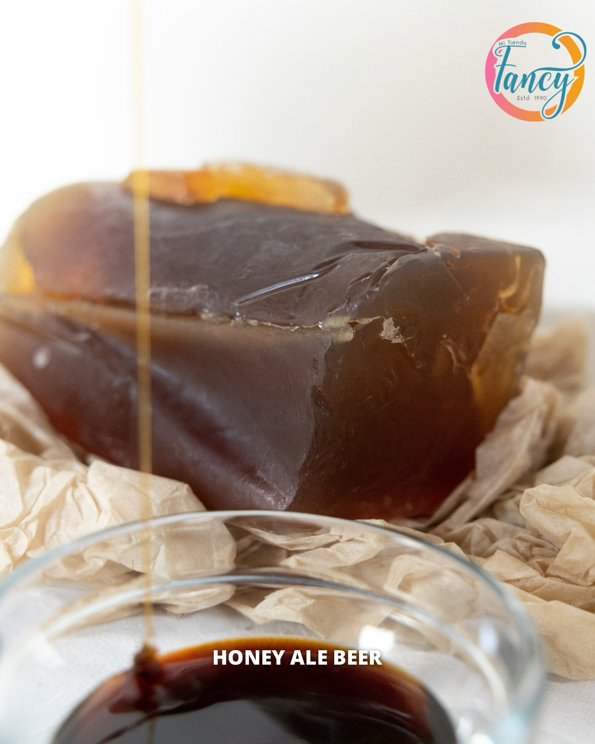 GLICERINA CERVEZA Y MIEL (HONEY ALE BEER) 1 LIBRA