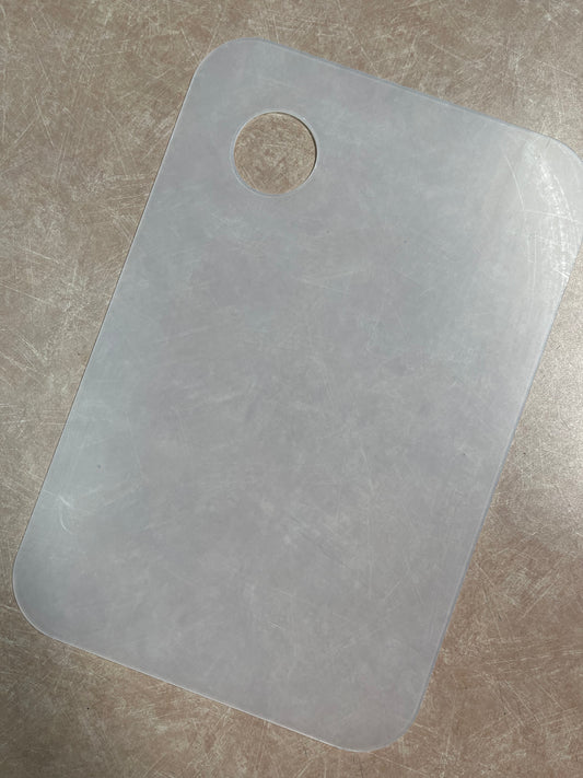 PALETA DE PINTAR RECTANGULAR ACRILICA 11.75 X11.75