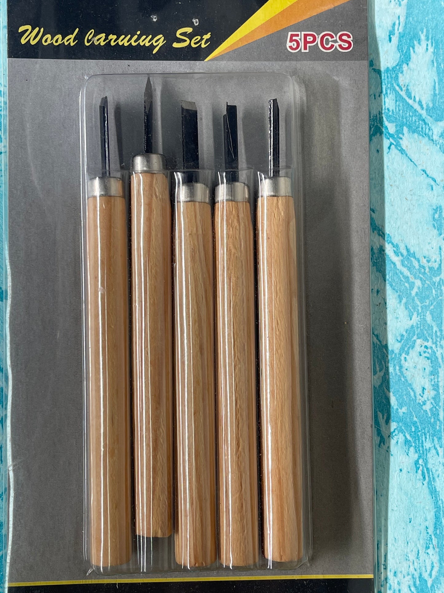 WOOD CARVING SET 5 PC