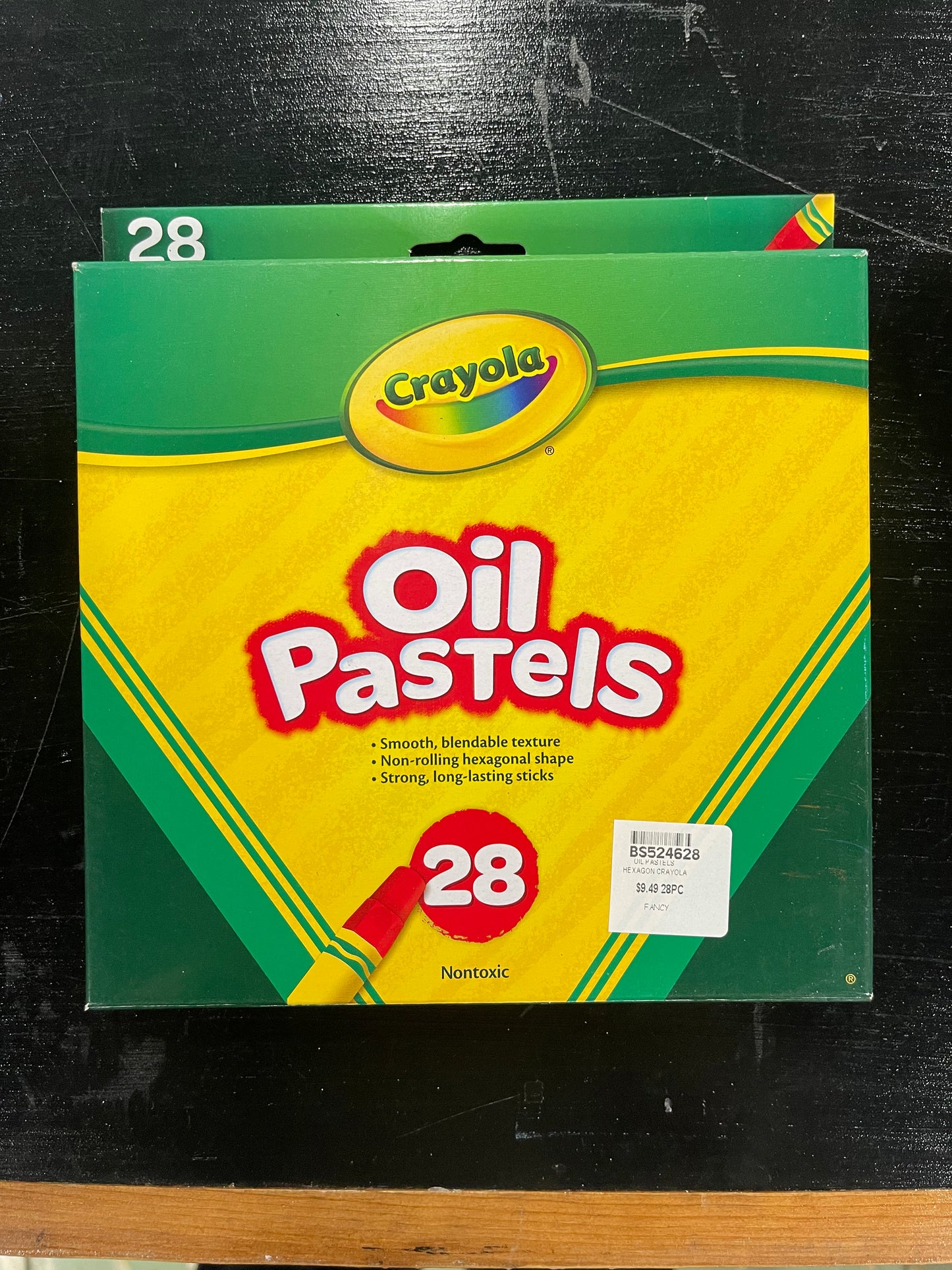 OIL PASTEL CRAYOLA HEXAGON 28 PC