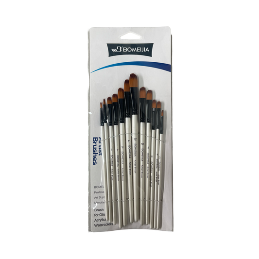 Brush set Filberts 12 pc