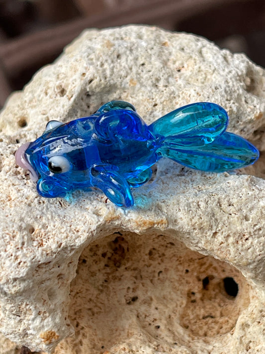 Bead lampwork glass marine animals 1 pc