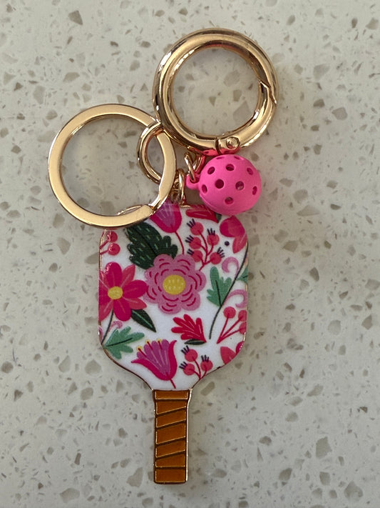 PADDLE KEYCHAIN WHITE