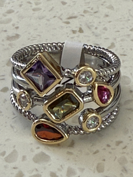 RAINBOW RING size 7