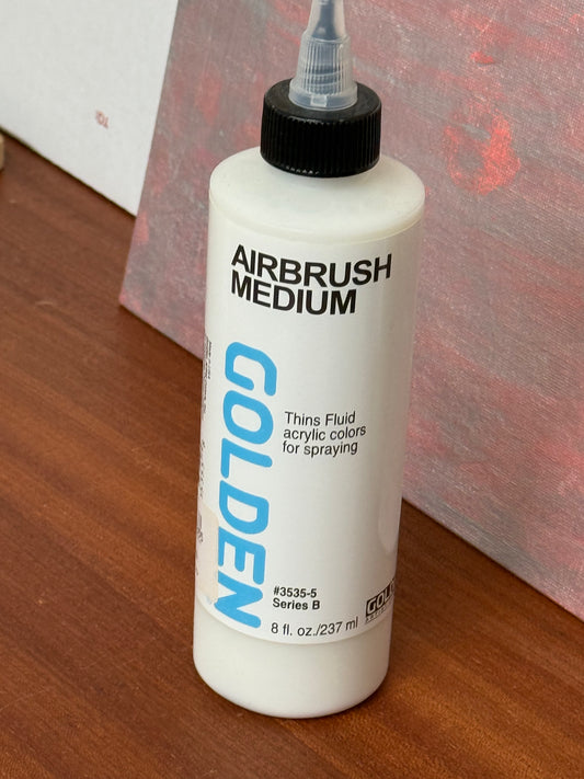 AIRBRUSH MEDIUM GOLDEN BRAND 237ML 8 FL OZ