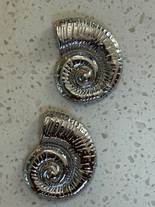 PENDANT STAINLESS STEEL CONCH 47X34MM 1 PC