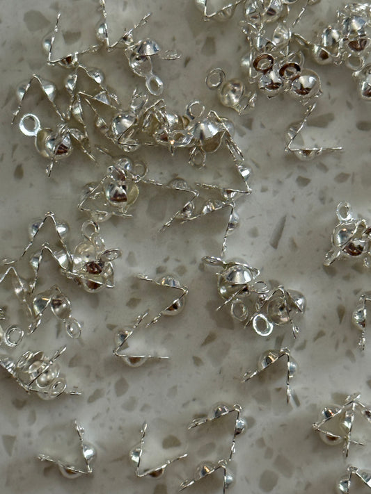 KNOT COVER SILVER PLATE OR GOLD PLATED 18 KT ABOUT 100PC