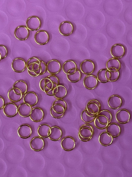 JUMPRING 7MM SST 24KT GP 20 GAUGE 50 PCS