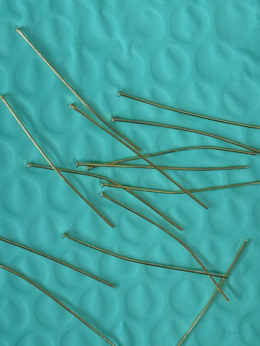 HEADPIN 40MM STAINLESS STEEL GP 25 PC