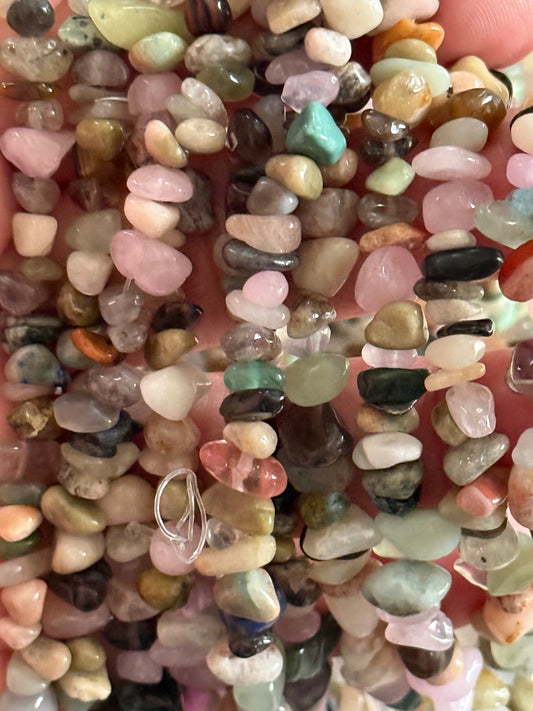 GEMSTONE CHIP BEADS 5-8MM 31.5 INCHES STRAND