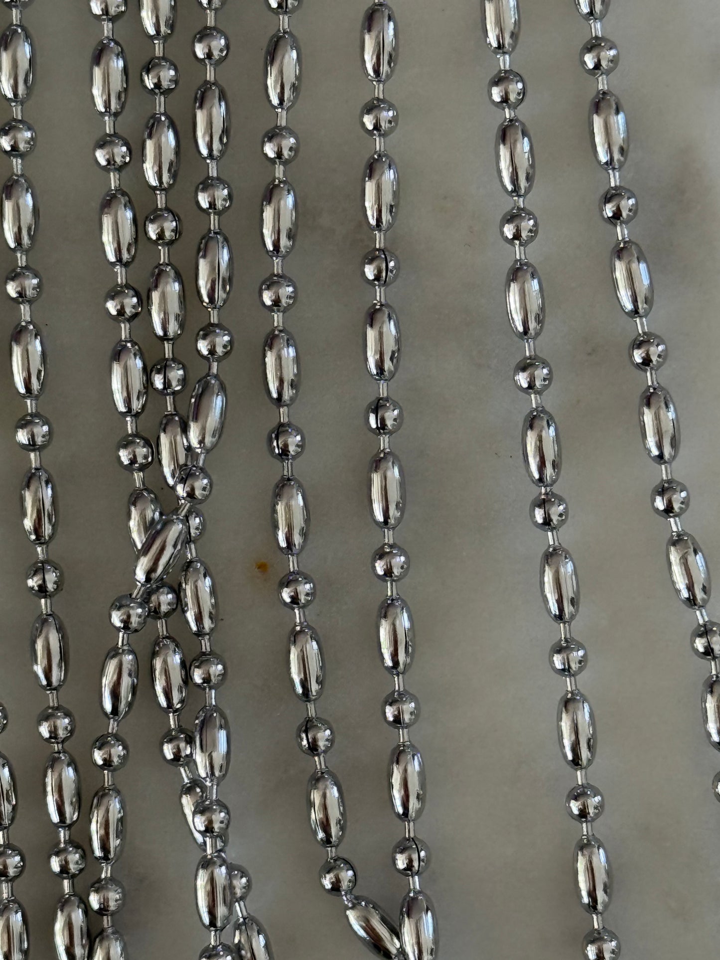 NECKLACE BALL CHAIN OVAL STAINLESS STEEL INCHES 1 PC