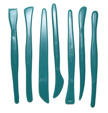 PLASTIC MODELING TOOLS SET 7 PC