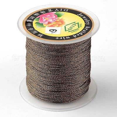 METALLIC CORD 1MM MACARON MULTI SOLD PER YARD