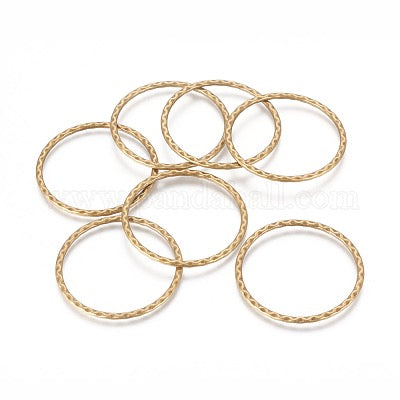 LINK RING CIRCLE 38.5MM ANTIQUE BRONZE 10 PC