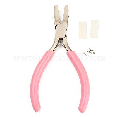 PLIER NYLON JAW FLAT NOSE PINK 1 PC