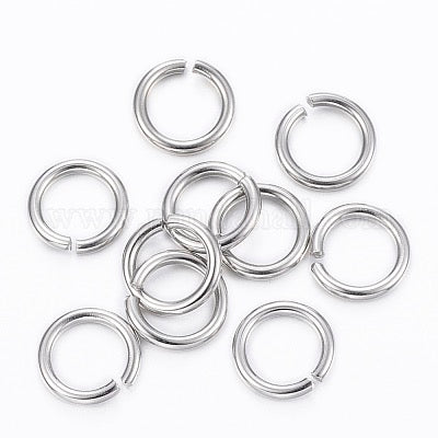 JUMPRING 8MM 18GA STAINLESS STEEL 50 PC