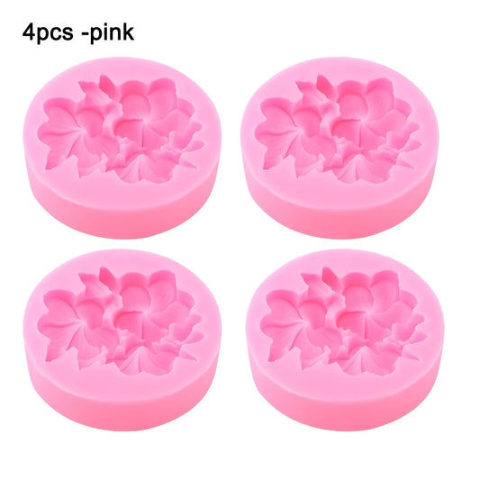 SLICONE MOLD 3 FLOWERS 1 MOLD