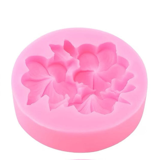 SLICONE MOLD 3 FLOWERS 1 MOLD