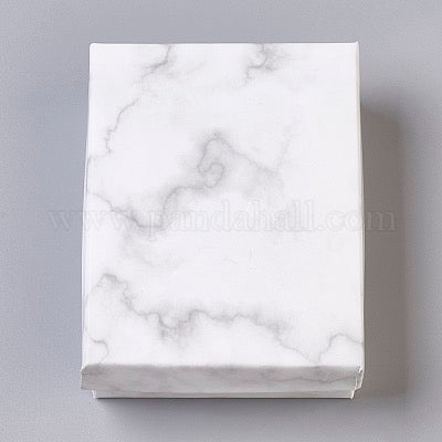 BOX 9X7MM MARBLE WITH BLACK SPONGE INSIDE 1 PC