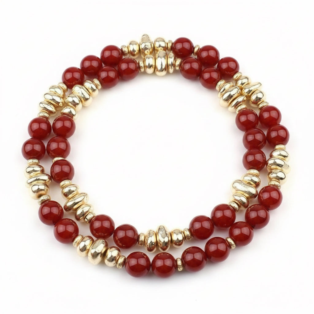 HEMATITE CHIP 6-8 MM GOLD ABOUT 98 BEADS PER 1 STRAND