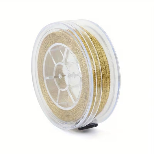 METALLIC GOLD THREAD 1 MM PER 1 ROLL