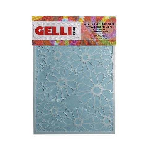 STENCIL 8X10 INCH FLOWER 1 PC