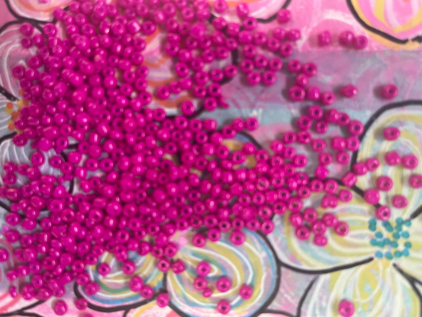 SEED BEAD 6/0 4MM 45 GRAMOS PACK