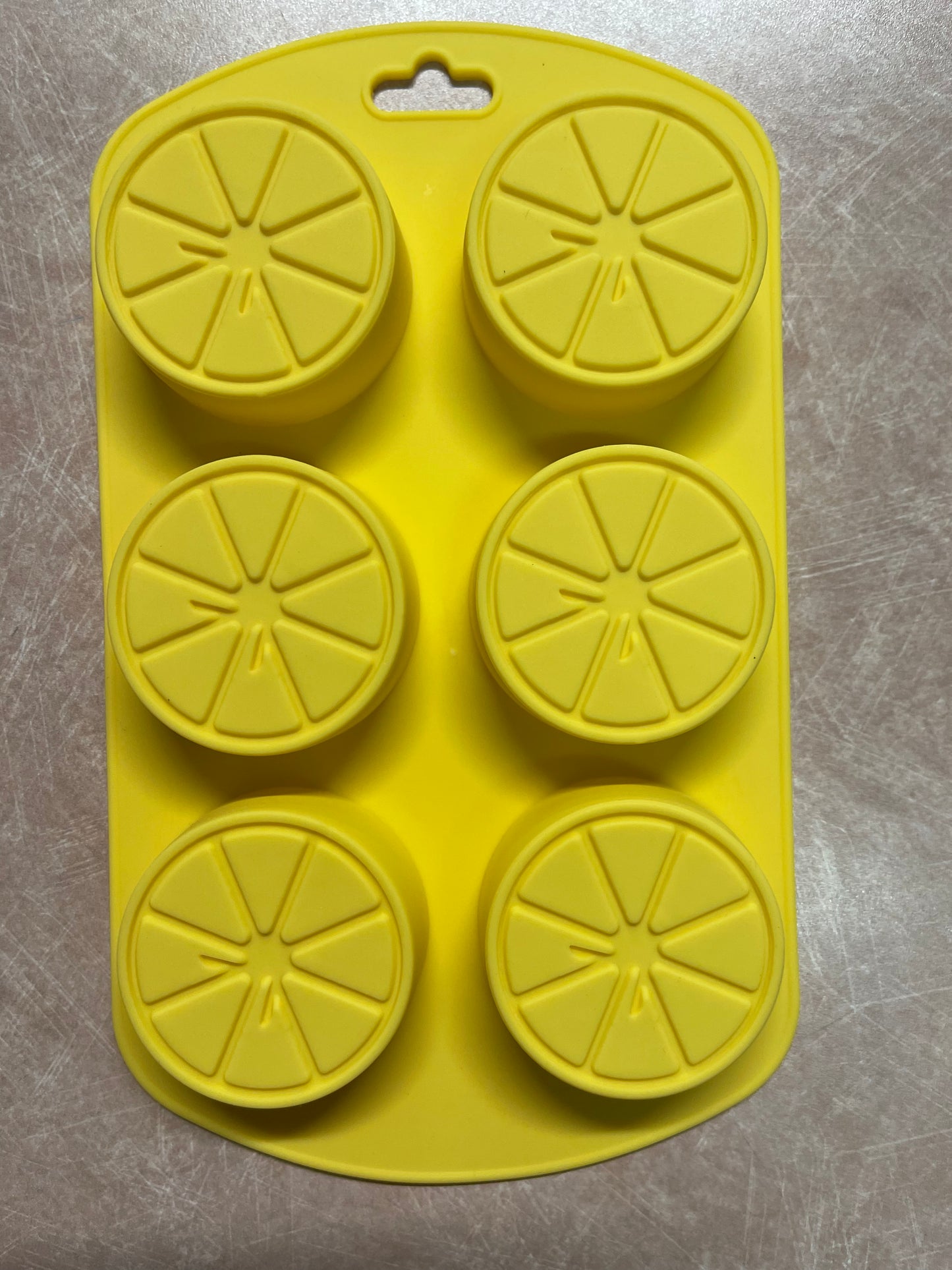 MOLDE SILICONE FRUTAS VARIADAS 6 CAVIDADES 1 PC
