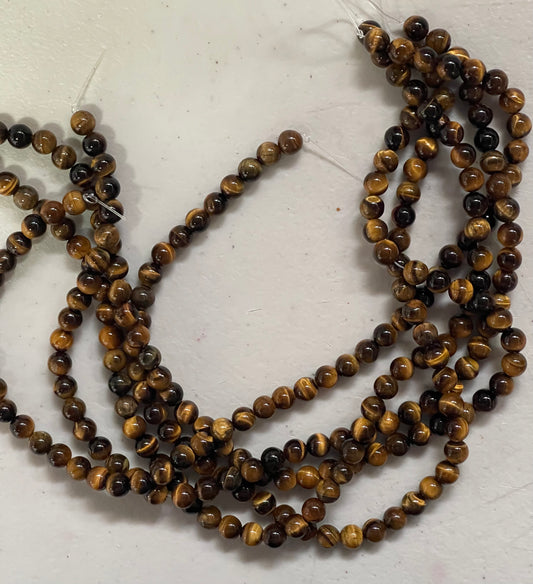 Tiger eye 8mm redondo calidad AB