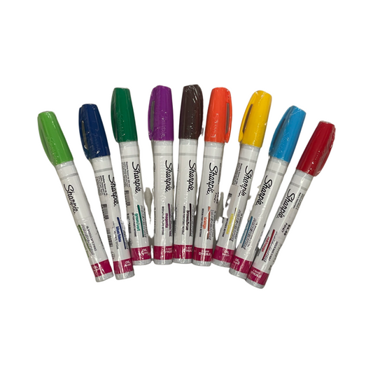 MARKER SHARPIE OIL MEDIUM POINT 9 COLORS 1 PC