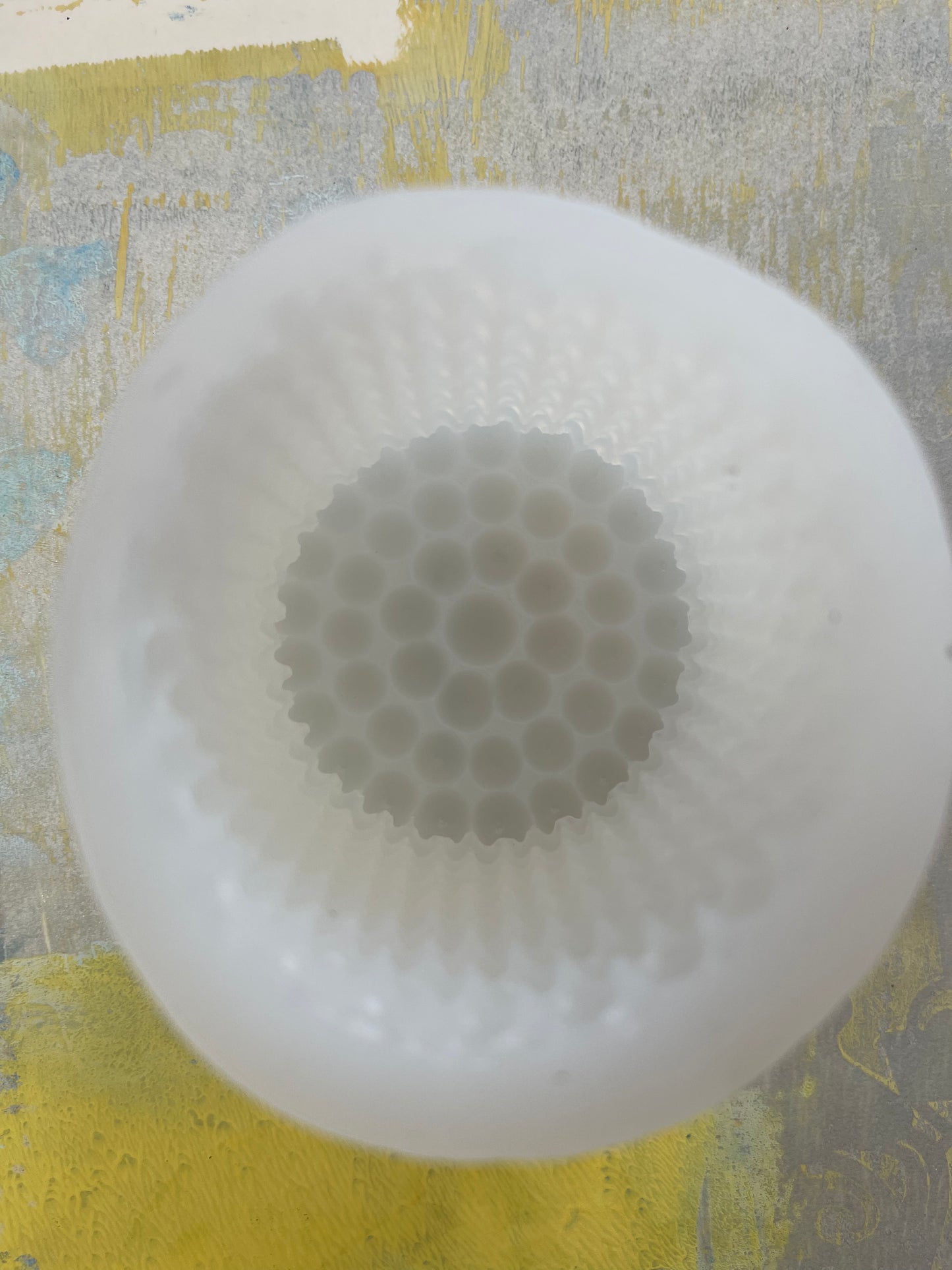 CANDLE PILLAR MOLD COLUMN BALL SURFACE 1 PC 7.6X8.3 CM